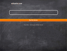 Tablet Screenshot of exhamter.com